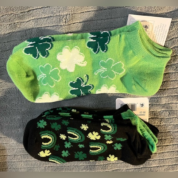 St Patrick’s Day NWT’s No Show/Low Cut Socks 4 Pairs Size 4-10 - Picture 2 of 4